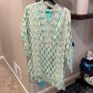 COPY - Agha Noor Kurti with lining, duppatta and …